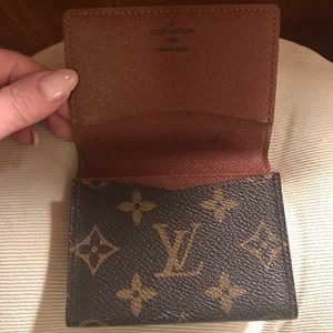 LOUIS VUITTON Monogram Card Holder